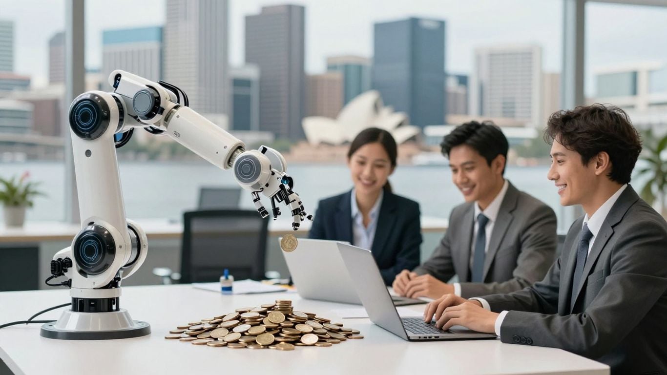 Robot vs people in business cost comparison