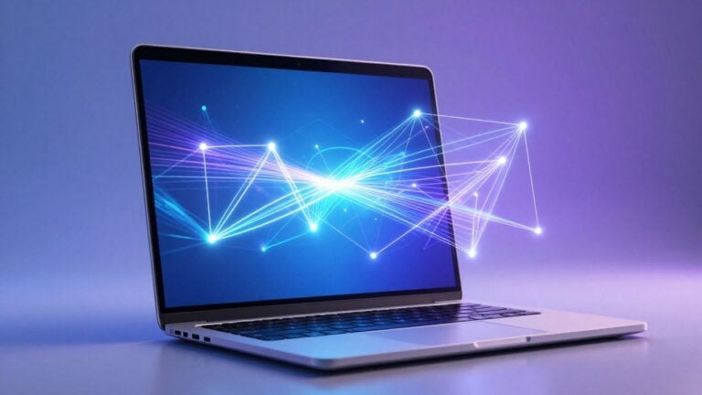 AI enhancing small business website visuals.